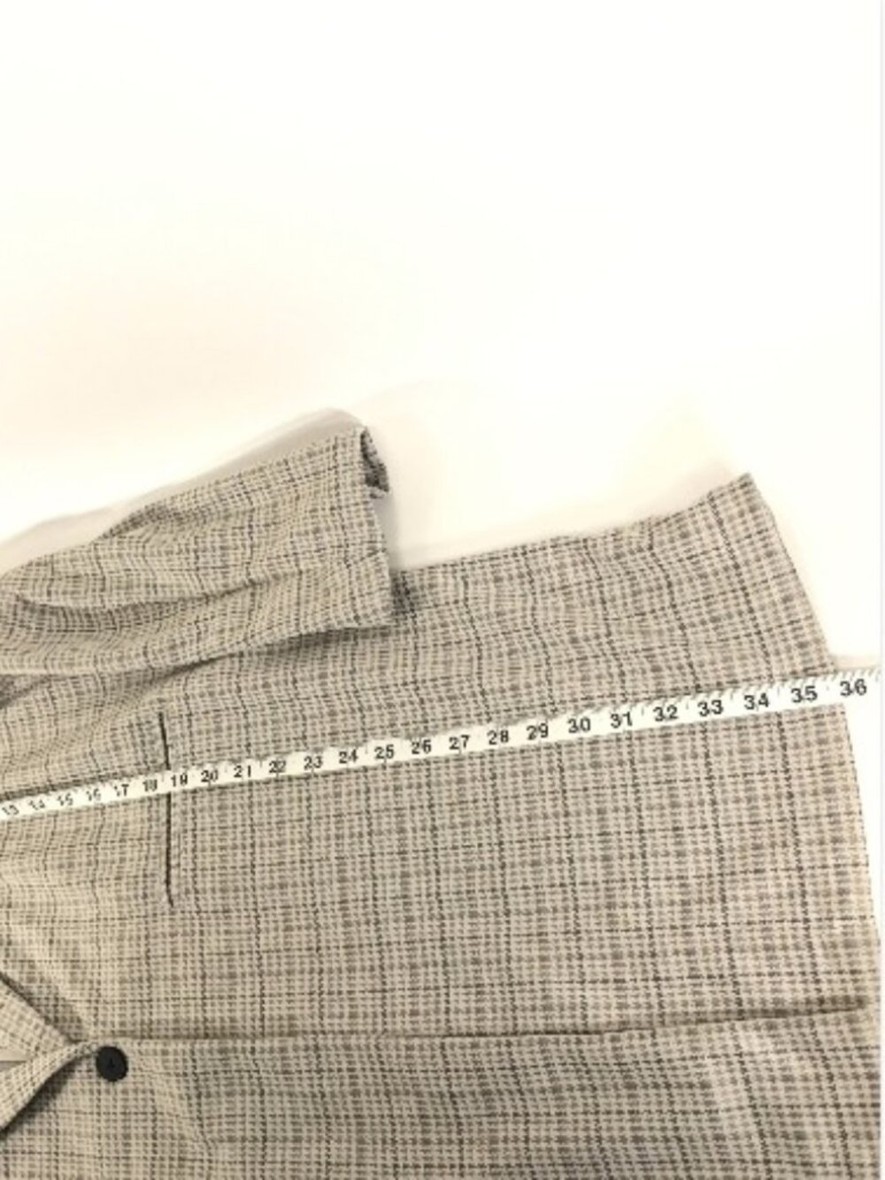 Sanctuary Catalina Notch Lapel Plaid Blazer Women's XL Stretch Pockets Career - Picture 6 of 8